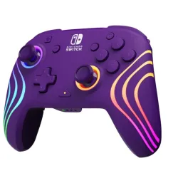 PDP Afterglow Wave Wireless Controller for Nintendo Switch Purple