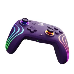 PDP Afterglow Wave Wireless Controller for Nintendo Switch Purple