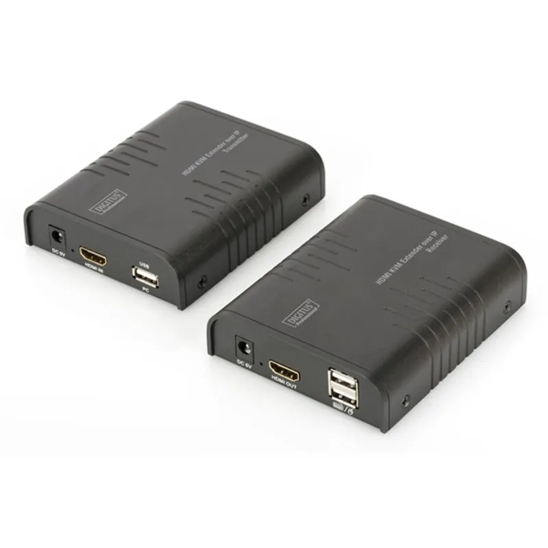 DIGITUS HDMI KVM Extender 120m over network cable Cat 5 5E 6 Full HD 1080p DIGITUS HDMI KVM Extender 120m over network cable Cat 5 5E 6 Full HD 1080p