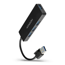 Axagon HUE-G1A 4-portos USB3.0 hub fekete