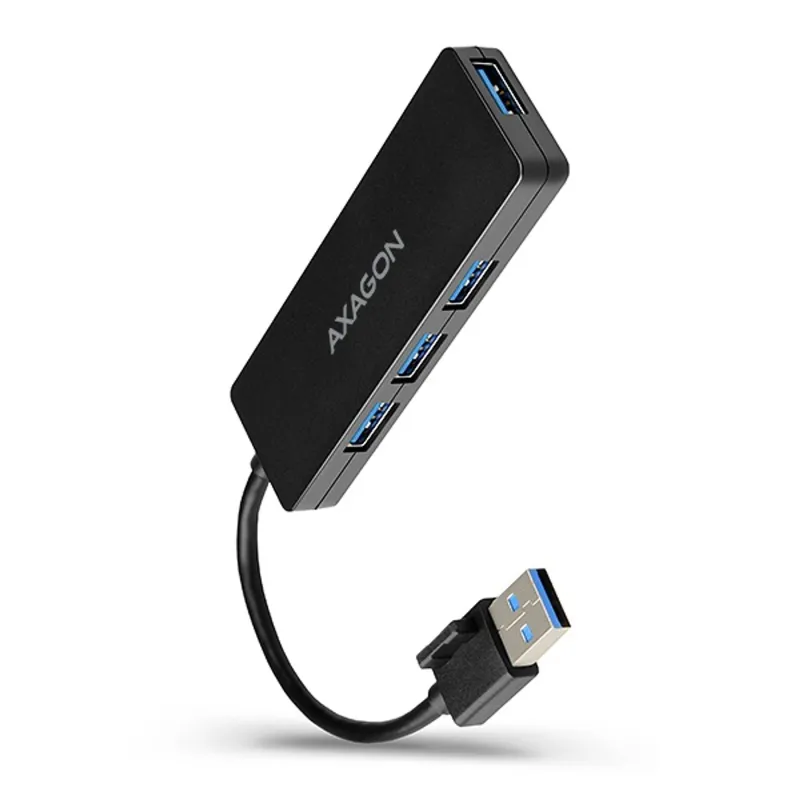 Axagon HUE-G1A 4-portos USB3.0 hub fekete Axagon HUE-G1A 4-portos USB3.0 hub fekete