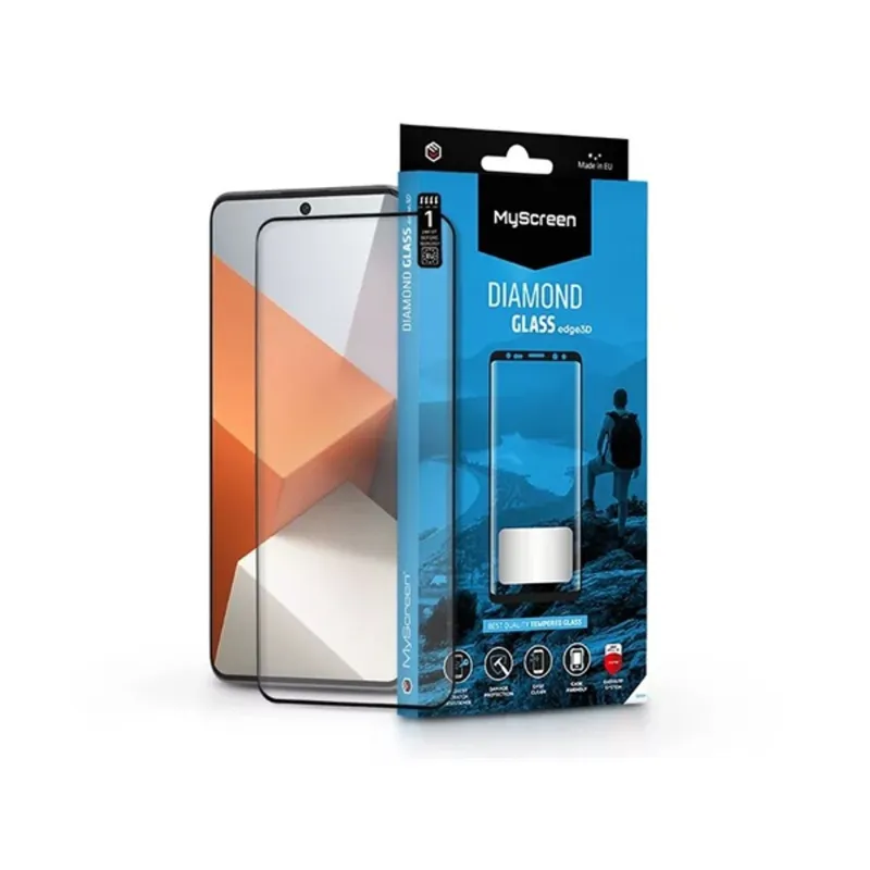 MSP MS228138 Xiaomi Redmi Note 13 Pro+ Diamond Glass Edge edzett üveg képernyővédő fólia MSP MS228138 Xiaomi Redmi Note 13 Pro+ Diamond Glass Edge edzett üveg képernyővédő fólia