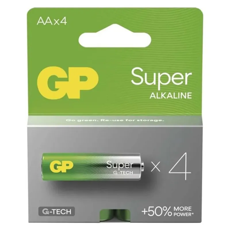 GP Super alkáli elem AA 4db GP Super alkáli elem AA 4db