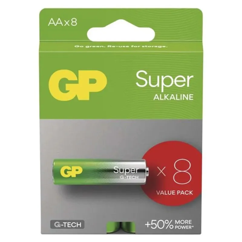 GP Super alkáli elem AA 8db GP Super alkáli elem AA 8db