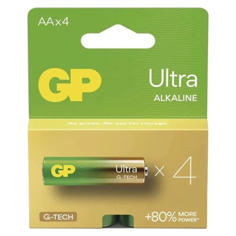 GP Ultra alkáli elem AA 4db GP Ultra alkáli elem AA 4db