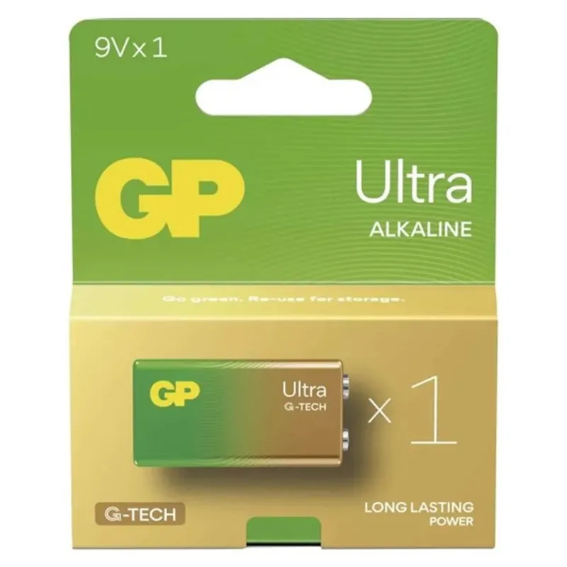 GP Ultra alkáli elem 9V 1db GP Ultra alkáli elem 9V 1db