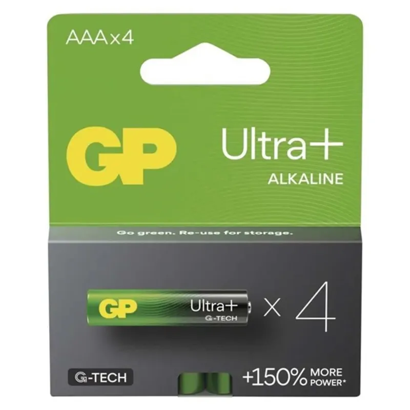 GP Ultra Plus alkáli elem AAA 4db GP Ultra Plus alkáli elem AAA 4db