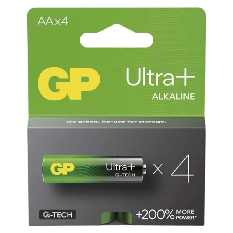 GP Ultra Plus alkáli elem AA 4db GP Ultra Plus alkáli elem AA 4db