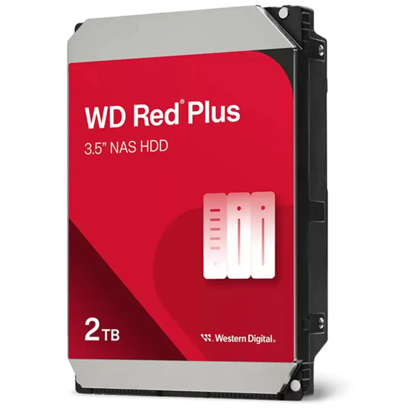 Western Digital HDD 2TB Red Plus 3,5" SATA3 5400rpm 512MB - WD20EFPX Western Digital HDD 2TB Red Plus 3,5" SATA3 5400rpm 512MB - WD20EFPX