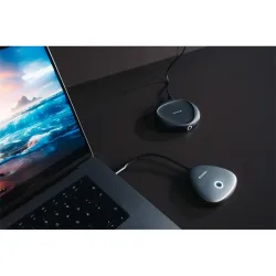 Verbatim WDA-02 Share My Screen 4K USB-C Wireless Display Adapter with Hub Black