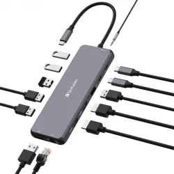 Verbatim USB-C Multiport Hub szürke (32153)