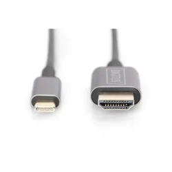 Digitus USB-C to HDMI male/male cable 1,8m Black