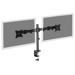 Digitus DA-90349 Universal Dual Monitor Stand With Clamp Mount Black