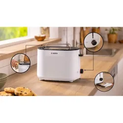 Bosch TAT2M121 kenyérpirító fehér