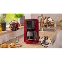 Bosch TKA2M114 filteres kávéfőző piros