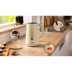 Bosch TWK1M127 DesignLine vízforraló bézs