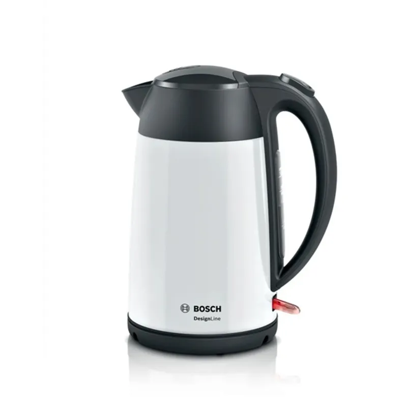 Bosch TWK3P421 DesignLine 1,7 L -es fehér vízforraló Bosch TWK3P421 DesignLine 1,7 L -es fehér vízforraló