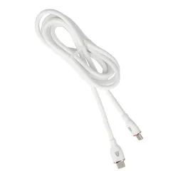 AVAX CB622 CREAMY+ Type C-Type C 60W, 1,5m fehér-rózsaarany gyorstöltő kábel