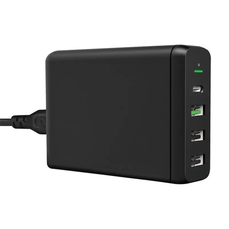 AVAX DC611 DESKY+ 75W PD 60W, QC 3.0 18W, 2xUSB A 12W gyorstöltő elosztó AVAX DC611 DESKY+ 75W PD 60W, QC 3.0 18W, 2xUSB A 12W gyorstöltő elosztó