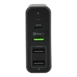 AVAX DC611 DESKY+ 75W PD 60W, QC 3.0 18W, 2xUSB A 12W gyorstöltő elosztó