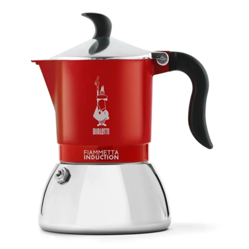 Bialetti Fiammetta piros 4 személyes indukciós kotyogós kávéfőző Bialetti Fiammetta piros 4 személyes indukciós kotyogós kávéfőző