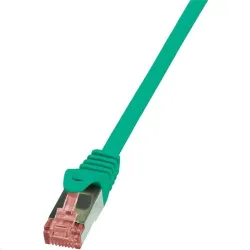 LogiLink RJ45 CAT6 SFTP M/M adatkábel 3m AWG27 zöld