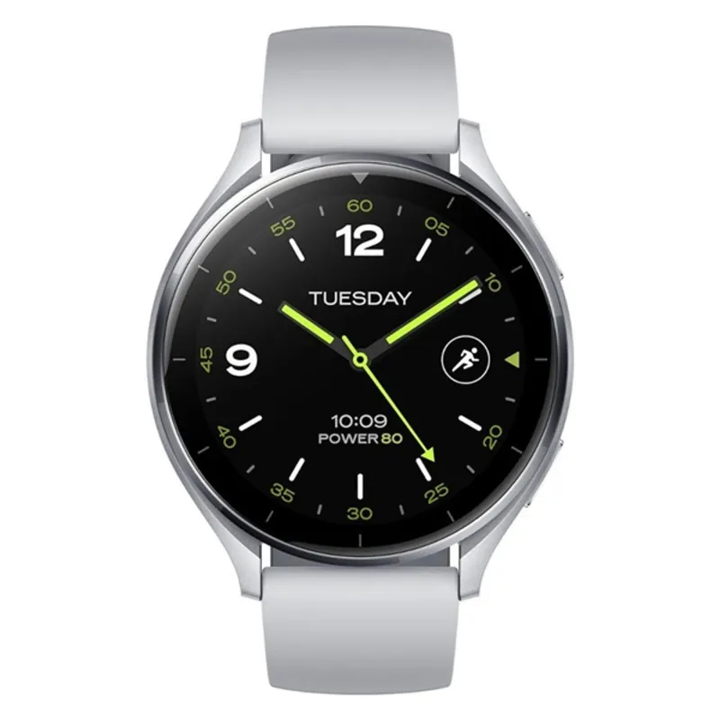 Xiaomi Watch 2 Sliver Case With Gray TPU Strap Xiaomi Watch 2 Sliver Case With Gray TPU Strap