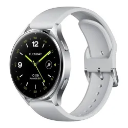 Xiaomi Watch 2 Sliver Case With Gray TPU Strap