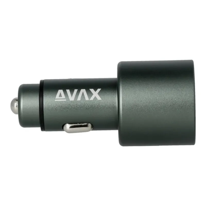 AVAX CC665B CARLY+ 83W USB A+Type C fekete autós töltő AVAX CC665B CARLY+ 83W USB A+Type C fekete autós töltő