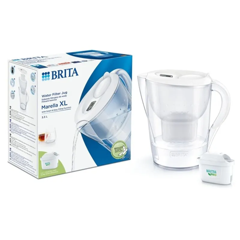 Brita 1052780 Marella XL Maxtra Pro 3,5l fehér vízszűrő kancsó Brita 1052780 Marella XL Maxtra Pro 3,5l fehér vízszűrő kancsó