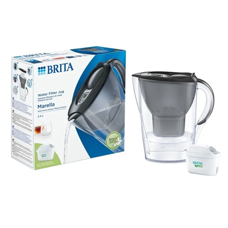 Brita 1052794 Marella Maxtra Pro 2,4l grafit vízszűrő kancsó Brita 1052794 Marella Maxtra Pro 2,4l grafit vízszűrő kancsó