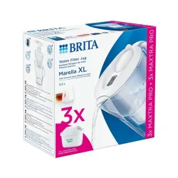 Brita 1052782 Marella XL 3,5l fehér vízszűrő kancsó + 3db Maxtra Pro szűrő