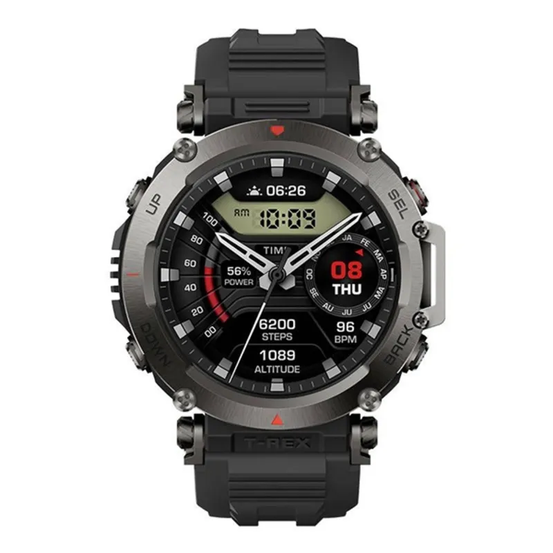 Amazfit T-Rex Ultra okosóra Abyss Black (W2142EU1N) Amazfit T-Rex Ultra okosóra Abyss Black (W2142EU1N)