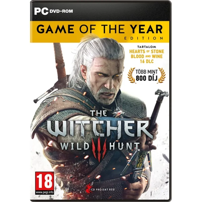 The Witcher 3: The Wild Hunt - Game Of The Year Edition PC játékszoftver The Witcher 3: The Wild Hunt - Game Of The Year Edition PC játékszoftver