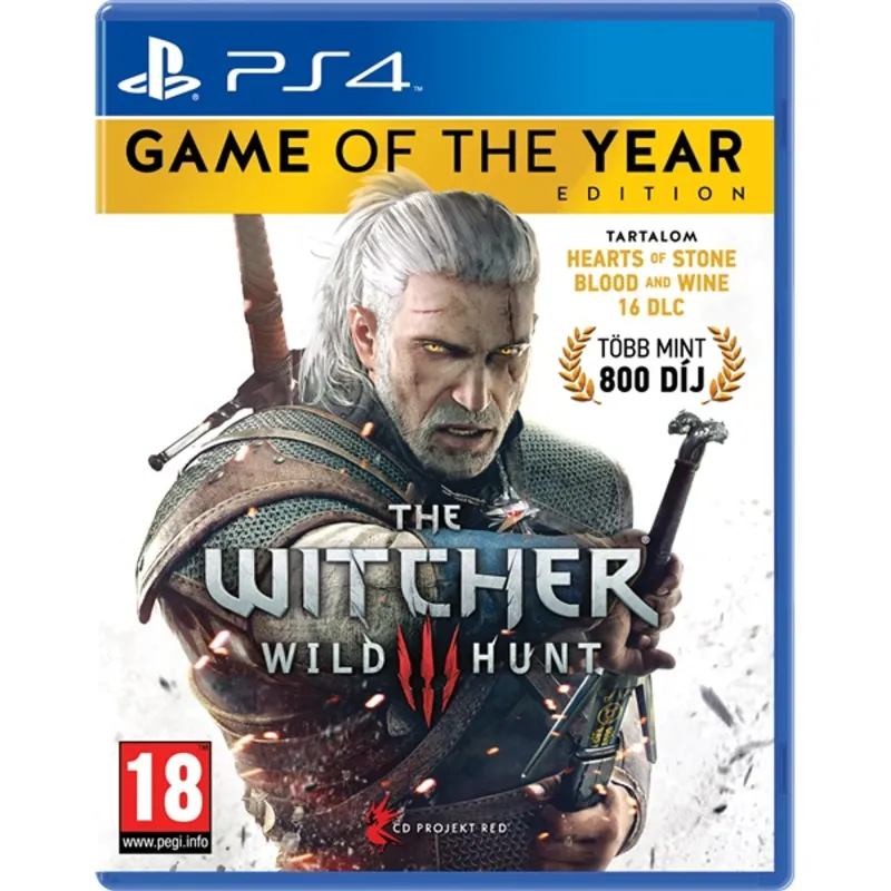 The Witcher 3: The Wild Hunt - Game Of The Year Edition PS4 játékszoftver The Witcher 3: The Wild Hunt - Game Of The Year Edition PS4 játékszoftver