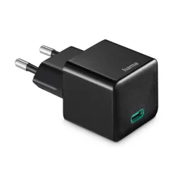Hama Hálózati Adapter USB Type-C Mini PD QC 20W Black