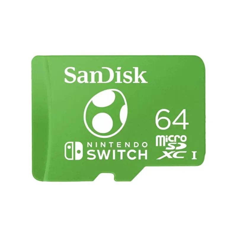 Sandisk 64GB microSDXC Class 10 UHS-I For Nintendo Switch Yosi Edition Sandisk 64GB microSDXC Class 10 UHS-I For Nintendo Switch Yosi Edition