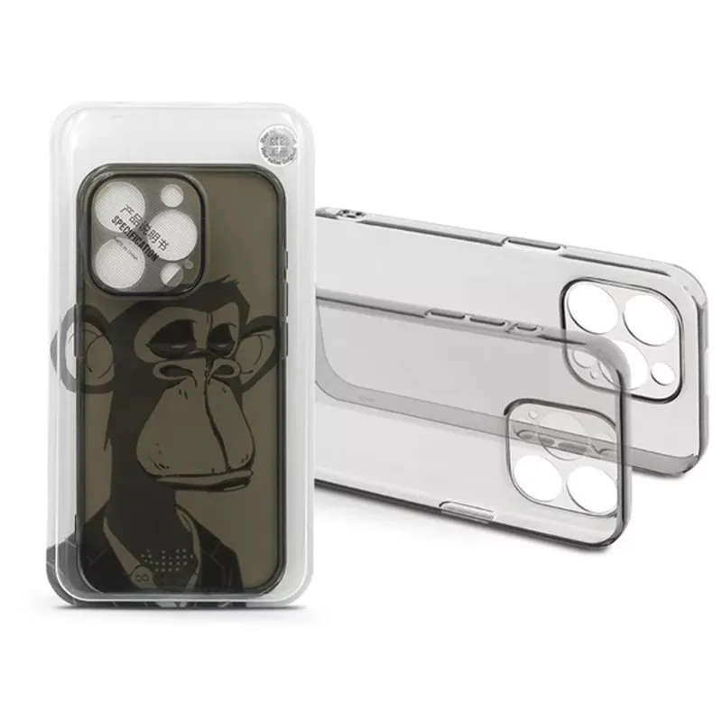 Haffner HF238956 Apple iPhone 15 Pro Gray Monkey átlátszó szilikon hátlap Haffner HF238956 Apple iPhone 15 Pro Gray Monkey átlátszó szilikon hátlap