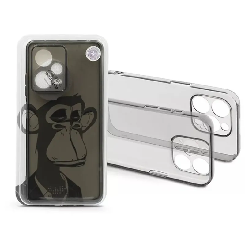 Haffner HF272622 Xiaomi Redmi Note 12 Pro+ 5G Gray Monkey átlátszó szilikon hátlap Haffner HF272622 Xiaomi Redmi Note 12 Pro+ 5G Gray Monkey átlátszó szilikon hátlap