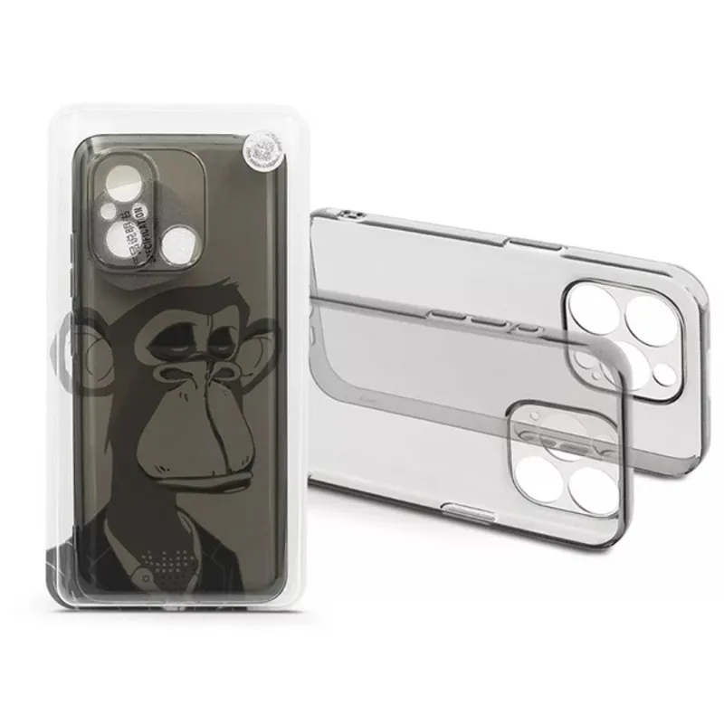 Haffner HF239144 Xiaomi Redmi 12C Gray Monkey átlátszó szilikon hátlap Haffner HF239144 Xiaomi Redmi 12C Gray Monkey átlátszó szilikon hátlap