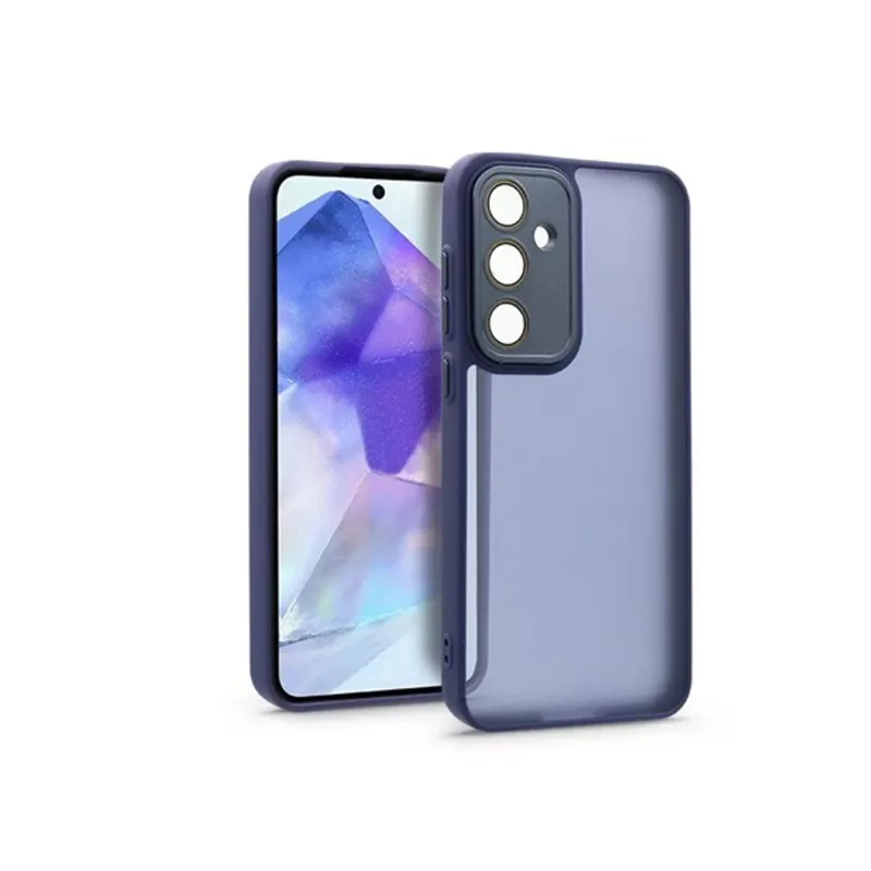 Haffner HF268113 Samsung Galaxy A55 Variete sötétkék hátlap kameravédő peremmel, lencsevédő üveggel Haffner HF268113 Samsung Galaxy A55 Variete sötétkék hátlap kameravédő peremmel, lencsevédő üveggel