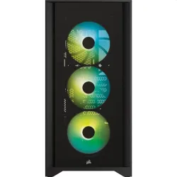 Corsair iCUE 4000X RGB Tempered Glass Black
