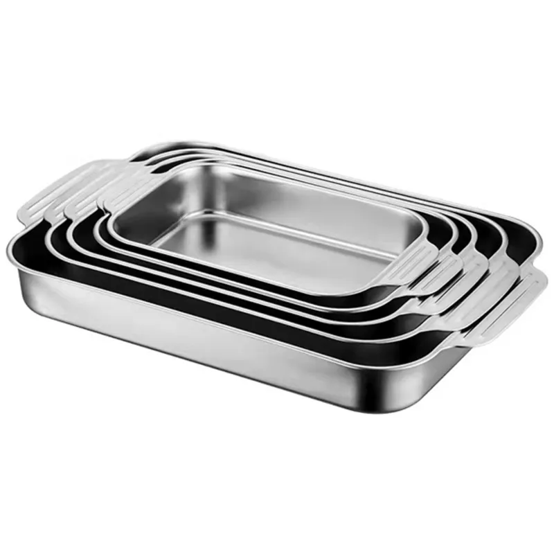 TOO KT-298 Fémtálca fogóval 45.5 x 27 x 9 cm TOO KT-298 Fémtálca fogóval 45.5 x 27 x 9 cm