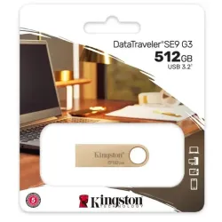 Kingston 512GB DataTraveler SE9 G3 USB-A 3.2 Gen 1 pendrive arany