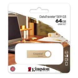 KINGSTON 64GB 220MB/s Metal USB 3.2 Gen 1 DataTraveler SE9 G3