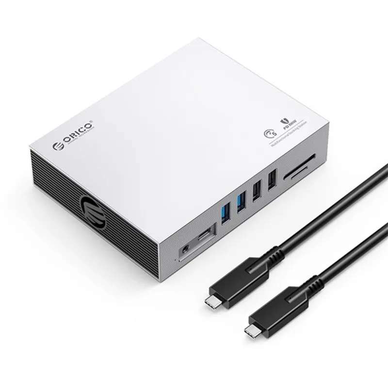ORICO ORICO-CDH-15H-GY-BP Type-C 15in1 10Gbps Multifunkciós dokkoló állomás ORICO ORICO-CDH-15H-GY-BP Type-C 15in1 10Gbps Multifunkciós dokkoló állomás