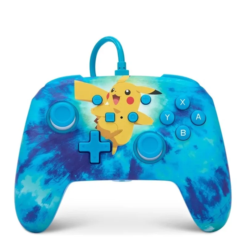 PowerA NSGP0090-01 Enhanced Nintendo Switch vezetékes Tie Dye Pikachu kontroller PowerA NSGP0090-01 Enhanced Nintendo Switch vezetékes Tie Dye Pikachu kontroller