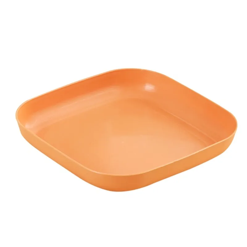 TOO KT-121 5db-os vegyes színekben búzaszalma műanyag négyzetes tányér szett, 18×3cm TOO KT-121 5db-os vegyes színekben búzaszalma műanyag négyzetes tányér szett, 18×3cm