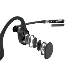Shokz Opencomm2 UC USB-A Dongle Bluetooth Headset Black