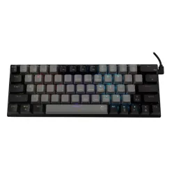 WHITE SHARK WAKIZASHI-G-B/BL-US, GK-002172-G-B/BL-US szürke/fekete mechanikus gamer billentyűzet, angol